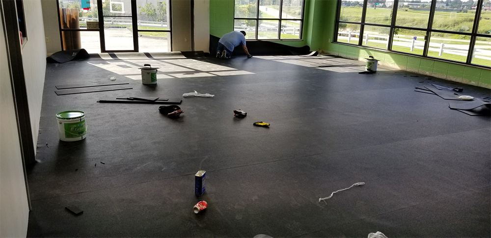 Rulo Kauçuk Zemin Kaplama